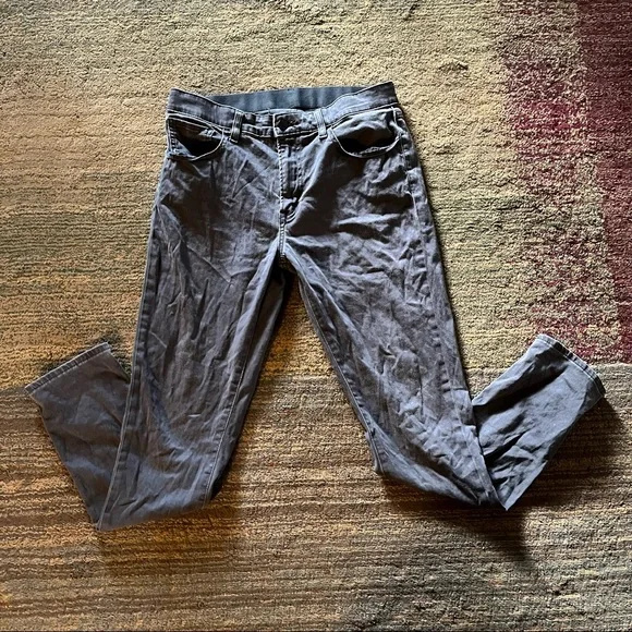 HOT Ultra Stretch Jeans Uniqlo Grey Jeans Uniqlo Jeans Uniqlo